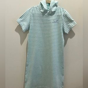 Vineyard Vines Hooded 100% Cotton Dress Girl Size Medium (10/12)